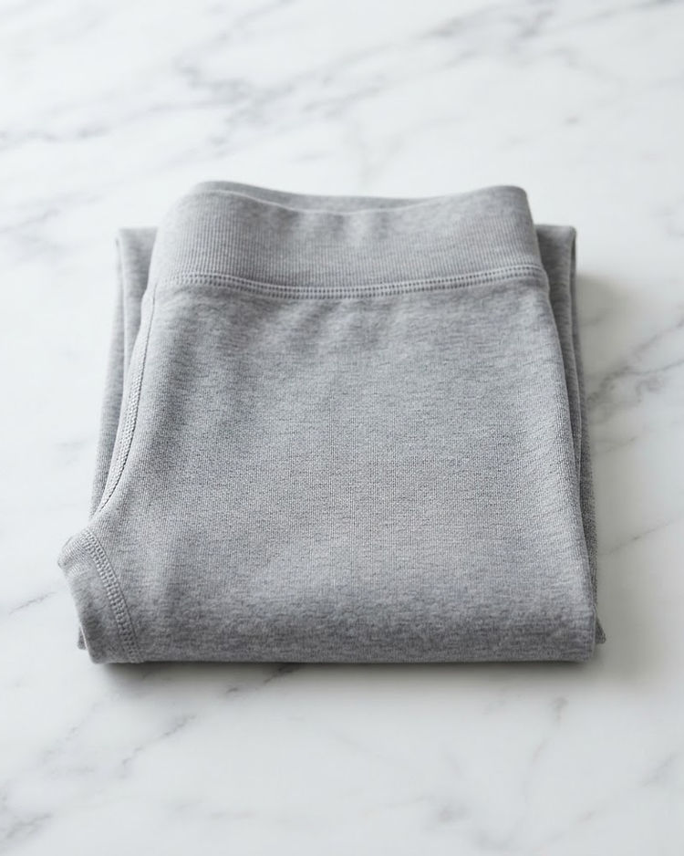 Grey Cotton Leggings (Grey), product photo