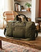 Olive Weekender Duffle (Olive), lifestyle setting