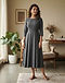 Charcoal Midi Dress (Charcoal), lifestyle setting