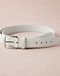 White Reversible Belt (White), product photo