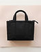 Black Mini Tote (Black), flat-lay view