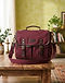 Burgundy Satchel Bag (Burgundy), lifestyle setting