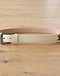 Ivory Western Belt (Ivory), flat-lay view
