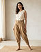 Tan Dhoti Pants (Tan), worn or held by model