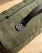 Olive Weekender Duffle (Olive), detail close-up