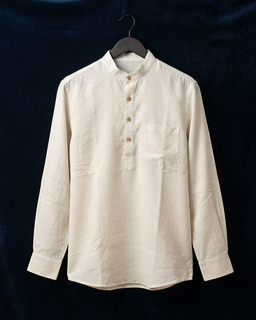 Ivory Linen Shirt (Ivory), product photo