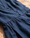 Navy Maxi Dress (Navy), detail close-up