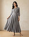 Grey Anarkali Kurta (Grey), worn or held by model