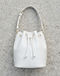 White Bucket Bag (White), flat-lay view