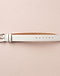 White Reversible Belt (White), flat-lay view