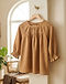 Camel Peasant Top (Camel), lifestyle setting