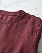 Burgundy Crew Sweatshirt (Burgundy), detail close-up