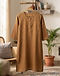 Tan Straight Kurti (Tan), lifestyle setting