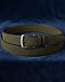 Olive Elastic Belt (Olive), flat-lay view