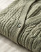 Sage Knit Cardigan (Sage), detail close-up