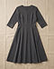Charcoal Midi Dress (Charcoal), flat-lay view