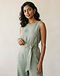 Sage Sash Belt (Sage), worn or held by model