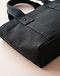 Black Mini Tote (Black), detail close-up
