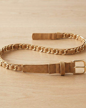 Tan Chain Belt (Tan), product photo