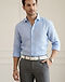 White Reversible Belt (White), worn or held by model