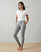 Grey Cotton Leggings (Grey), worn or held by model