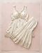 Ivory Sharara Set (Ivory), flat-lay view
