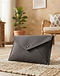 Charcoal Envelope Clutch (Charcoal), lifestyle setting