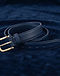 Navy Skinny Belt (Navy), product photo