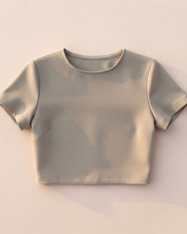 Stone Crop Top (Stone), product photo