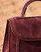 Burgundy Top Handle Bag (Burgundy), detail close-up