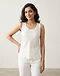 White Tank Top (White), worn or held by model