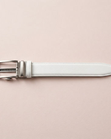 White Auto-Lock Belt (White), product photo