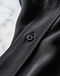 Black Silk Blouse (Black), detail close-up