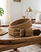 Camel Canvas Belt (Camel), lifestyle setting