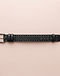 Black Studded Belt (Black), flat-lay view