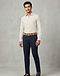 Camel Trouser Belt (Camel), worn or held by model