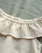 Ivory Off-Shoulder Top (Ivory), detail close-up