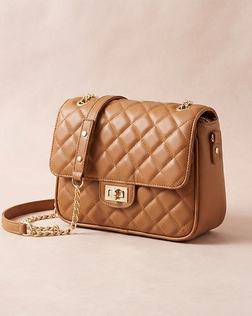 Camel Quilted Bag (Camel), product photo
