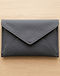 Charcoal Envelope Clutch (Charcoal), flat-lay view