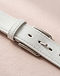 White Reversible Belt (White), detail close-up