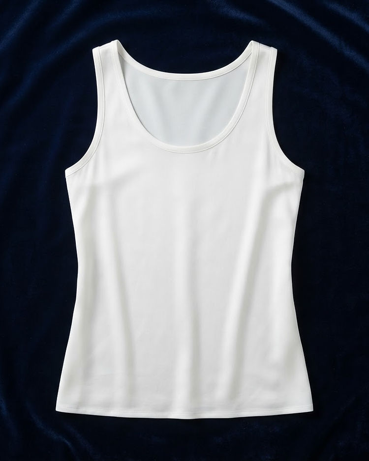 White Tank Top (White), product photo
