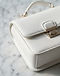 White Box Bag (White), detail close-up