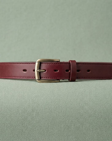 Burgundy Wide Belt (Burgundy), product photo