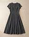 Charcoal Midi Dress (Charcoal), product photo