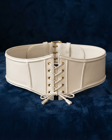 Ivory Corset Belt (Ivory), product photo