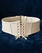 Ivory Corset Belt (Ivory), product photo