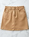 Camel Denim Skirt (Camel), flat-lay view