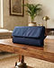 Navy Foldover Clutch (Navy), lifestyle setting