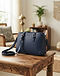 Navy Shoulder Bag (Navy), lifestyle setting