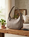 Stone Hobo Bag (Stone), lifestyle setting